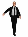 3d Rendering Of Full Length Businessman In Everyday Actions Stock Photo