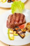 Grilled Beef Filet Mignon Stock Photo