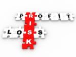 Risk Management Jigsaw Puzzle Stock Photo