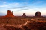 Scenic View Of Monument Valley Utah Usa Stock Photo