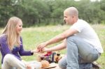 Attractive Romantic Couple Sharing Their Love Stock Photo