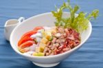 Fresh Caesar Salad Stock Photo