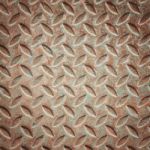 Seamless Steel Diamond Plate Texture Stock Photo