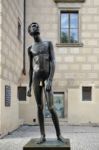 Naked Boy Statue At Prague Castle In Prague Stock Photo