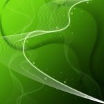 Green Web Background Shows Wavy Lines And Sparkles
 Stock Photo