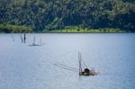 Traditional Fishing Net Stock Photo