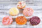 Mixed Donuts Stock Photo