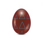 Easter Egg Realistic Color Design  Illustration Stock Photo