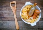 Italian Foods Concept And Menu Design. Various Kind Of Pasta Far Stock Photo