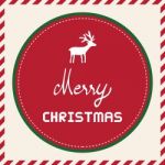 Merry Christmas Greeting Card49 Stock Photo