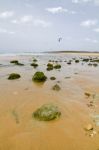 Beautiful Beaches Of Sagres Stock Photo