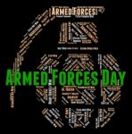 Armed Forces Day Represents Fighting Machine And Armament Stock Photo