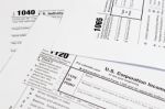 Us Tax Form Stock Photo