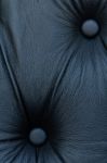 Black Genuine Leather Sofa Pattern Stock Photo