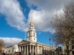 St Martin-in-the-fields Church  Trafalgar Square Stock Photo