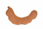 Tamarind Isolated On The White Background Stock Photo