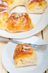 Sweet Bread Donut Cake Stock Photo