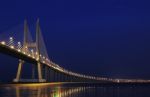 Vasco Da Gama Bridge Stock Photo