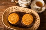 Moon Cake Stock Photo