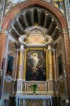 Interior View Of Verona Cathedral Stock Photo