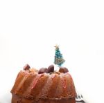 Christmas Cake Stock Photo