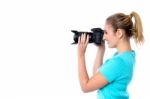 Get Ready For A Snapshot ! Stock Photo