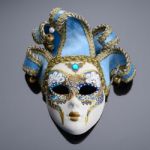 Isolated Fantasy Mask Stock Photo