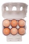 Eggs In Carton Stock Photo