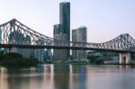 Story Bridge In Brisbane Stock Photo