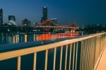 Story Bridge In Brisbane Stock Photo