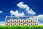 Soccer Goal Stock Photo