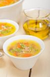 Syrian Barley Broth Soup Aleppo Style Stock Photo