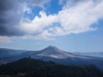 Bali Volcano, Agung Mountain From Kintamani In Bali Stock Photo