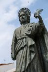 Marbella, Andalucia/spain - July 6 : Statue Of San Bernabe In Ma Stock Photo