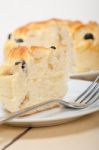 Blueberry Bread Cake Dessert Stock Photo