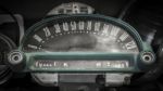 Antique Truck Gauge Cluster Stock Photo