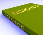 Science Green Book Stock Photo