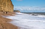 Jurassic Coastline At Lyme Regis Stock Photo