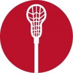 Lacrosse Stick Circle Icon Stock Photo