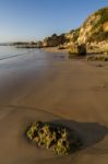 Beaches Near Ferragudo, Portugal Stock Photo