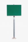 Blank Green Road Sign Stock Photo