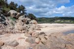 Mannena Beach In Sardinia Stock Photo