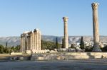 Temple Of Zeus In Athens Stock Photo