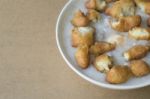 Rice Porridge With Deep-fried Doughstick Stock Photo