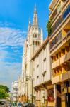 Cathedral Church In Guayaquil, Ecuador Stock Photo