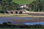 Bridge Across The River Aln Stock Photo