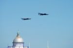 Airbourne Airshow At Eastbourne 2014 Stock Photo