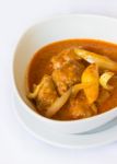 Muslim-style Curry With Chicken And Potatoes Stock Photo