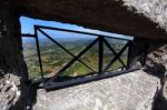 Panoramic View From The Walls San Marino B Stock Photo