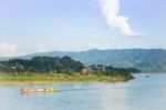 Shipping Lao Boat On The Mae Khong River Stock Photo